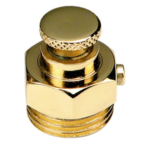 Воздухоотводчик ручной SR Rubinetterie 1/2" "ретро", золото