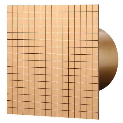 Бытовой вентилятор MMotors JSC MM-P 06-сверхмощный, стекло квадрат, мозаика золото