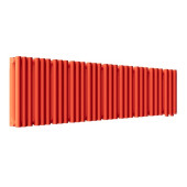 Стальной трубчатый радиатор отопления Empatiko Takt LR2-1192-200 Scarlet Red  Стальной трубчатый радиатор отопления Empatiko Takt LR2-1192-200 Scarlet Red