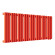 Стальной трубчатый радиатор отопления Empatiko Takt R1-952-300 Scarlet Red