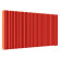 Стальной трубчатый радиатор отопления Empatiko Takt LR2-2032-500 Scarlet Red 