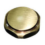 Заглушка SR Rubinetterie 1/2" для радиатора "ретро", бронза