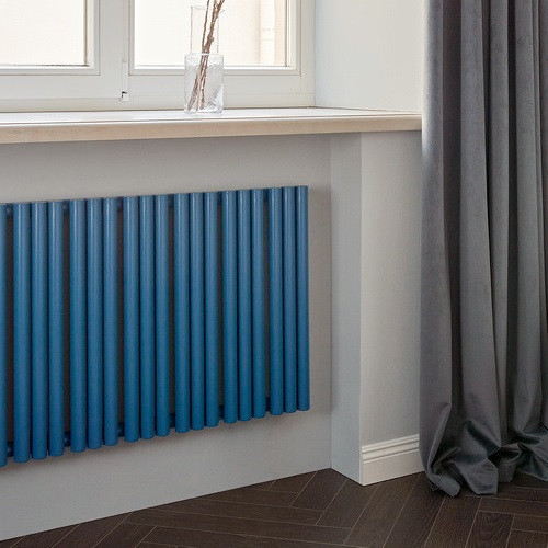 Стальной трубчатый радиатор отопления Empatiko Takt L1-592-500 Evening Blue