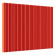 Стальной трубчатый радиатор отопления Empatiko Takt S2-1552-1750 Scarlet Red 