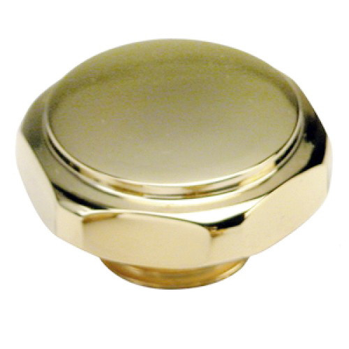 Заглушка SR Rubinetterie 1/2" для радиатора "ретро", золото