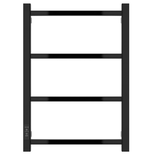 Электрический полотенцесушитель Стилье Формат 26 600х400, левый, матовый чёрный Электрический полотенцесушитель Стилье Формат 26 600х400, левый, матовый чёрный