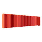 Стальной трубчатый радиатор отопления Empatiko Takt LR2-1432-200 Scarlet Red  Стальной трубчатый радиатор отопления Empatiko Takt LR2-1432-200 Scarlet Red