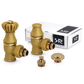 Комплект SR Rubinetterie серия Liberty 1/2" x 3/4" угловой, антик золото Комплект SR Rubinetterie серия Liberty 1/2" x 3/4" угловой, антик золото