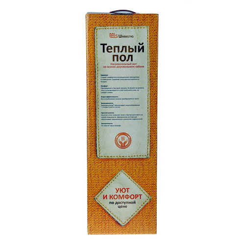 Электрический тёплый пол под плитку Warmstad WSM-1890-12,50 Электрический тёплый пол под плитку Warmstad WSM-1890-12,50