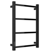 Электрический полотенцесушитель Стилье Формат 26 600х400, левый, чёрный Электрический полотенцесушитель Стилье Формат 26 600х400, левый, чёрный