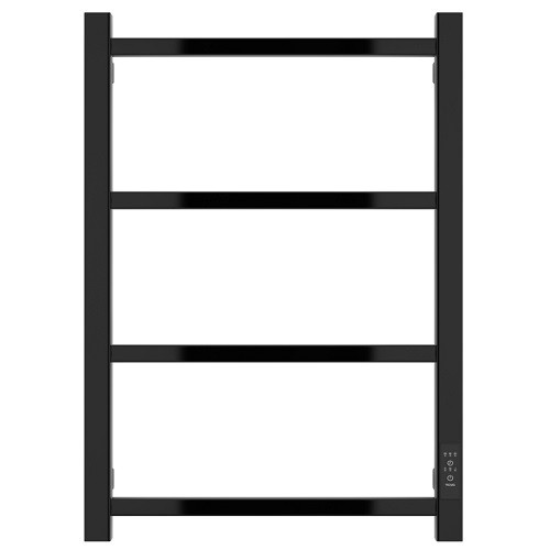 Электрический полотенцесушитель Стилье Формат 26 600х400, правый, матовый чёрный Электрический полотенцесушитель Стилье Формат 26 600х400, правый, матовый чёрный