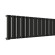 Стальной трубчатый радиатор отопления Empatiko Takt L1-1672-300 Coal Black