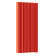 Стальной трубчатый радиатор отопления Empatiko Takt LR2-592-1750 Scarlet Red