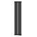 Стальной трубчатый радиатор отопления Empatiko Takt R1-232-1750 Confident Black