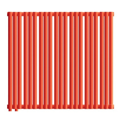 Стальной трубчатый радиатор отопления Empatiko Takt LR2-832-500 Scarlet Red 