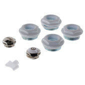 Универсальный монтажный комплект Rifar для радиаторов отопления 1/2" белый без кронштейнов