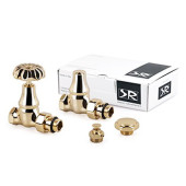 Комплект SR Rubinetterie серия Old Style 1/2" прямой, светлое золото Комплект SR Rubinetterie серия Old Style 1/2" прямой, светлое золото