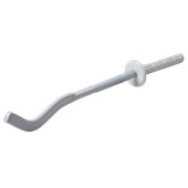 Кронштейн штырьевой белый плоский 7х180