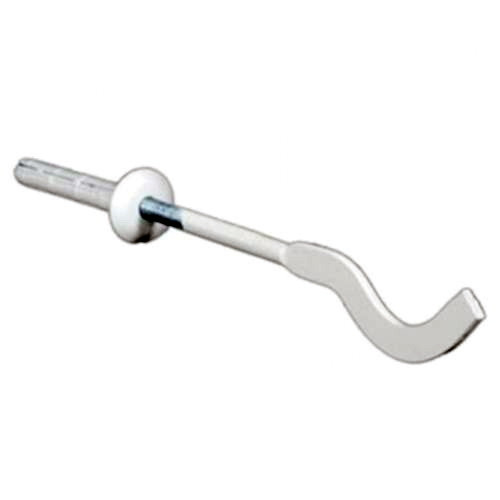 Кронштейн штырьевой белый плоский 7х180 Кронштейн штырьевой белый плоский 7х180