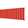 Стальной трубчатый радиатор отопления Empatiko Takt R1-1912-300 Scarlet Red