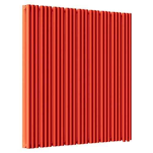 Стальной трубчатый радиатор отопления Empatiko Takt LR2-1072-1750 Scarlet Red 1