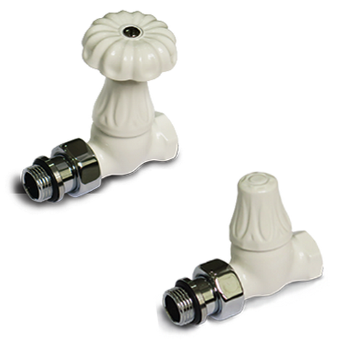 Комплект SR Rubinetterie серия Old Style 1/2" прямой, белый Комплект SR Rubinetterie серия Old Style 1/2" прямой, белый