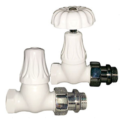 Комплект SR Rubinetterie серия Old Style 1/2" прямой, белый Комплект SR Rubinetterie серия Old Style 1/2" прямой, белый