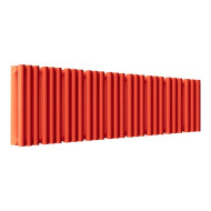 Стальной трубчатый радиатор отопления Empatiko Takt S2-1072-200 Scarlet Red