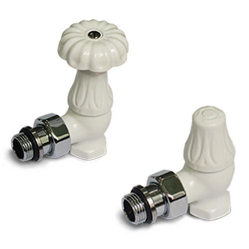 Комплект SR Rubinetterie серия Old Style 1/2" угловой, белый Комплект SR Rubinetterie серия Old Style 1/2" угловой, белый