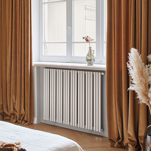 Стальной трубчатый радиатор отопления Empatiko Takt S1-952-1750 Cream Grey