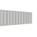 Стальной трубчатый радиатор отопления Empatiko Takt R1-1672-300 Cream Grey
