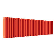 Стальной трубчатый радиатор отопления Empatiko Takt S2-1192-200 Scarlet Red