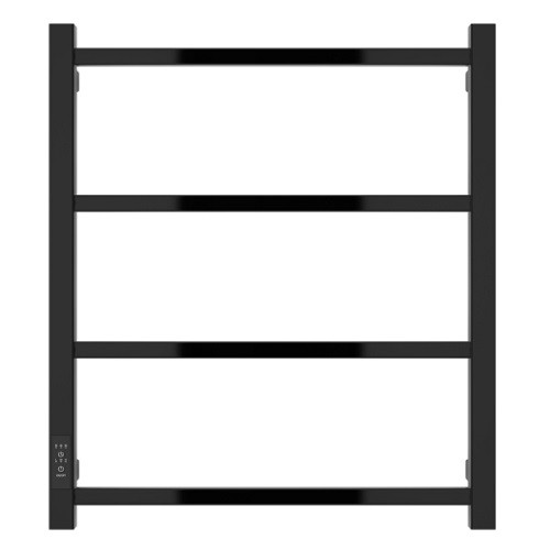 Электрический полотенцесушитель Стилье Формат 26 600х500, левый, чёрный Электрический полотенцесушитель Стилье Формат 26 600х500, левый, чёрный