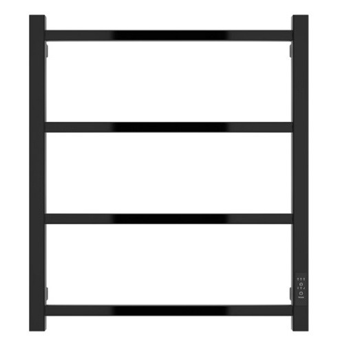 Электрический полотенцесушитель Стилье Формат 26 600х500, правый, матовый чёрный Электрический полотенцесушитель Стилье Формат 26 600х500, правый, матовый чёрный