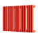 Стальной трубчатый радиатор отопления Empatiko Takt S1-592-300 Scarlet Red
