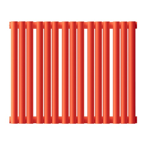 Стальной трубчатый радиатор отопления Empatiko Takt S1-592-300 Scarlet Red