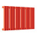 Стальной трубчатый радиатор отопления Empatiko Takt S1-712-300 Scarlet Red