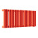 Стальной трубчатый радиатор отопления Empatiko Takt R1-832-200 Scarlet Red