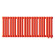 Стальной трубчатый радиатор отопления Empatiko Takt R1-832-200 Scarlet Red