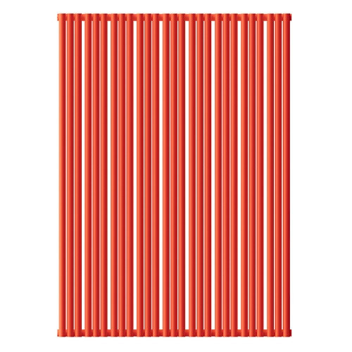 Стальной трубчатый радиатор отопления Empatiko Takt S2-1072-2000 Scarlet Red