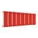 Стальной трубчатый радиатор отопления Empatiko Takt R1-952-200 Scarlet Red