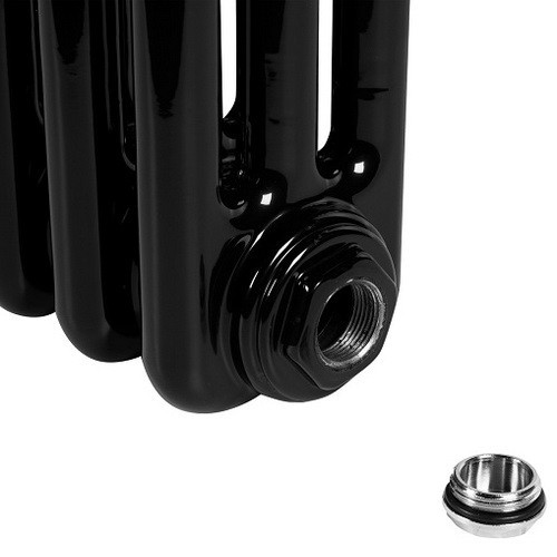 Стальной трубчатый радиатор отопления IRSAP TESI 30565 T30 10 секций, чёрный, RAL 9005 Стальной трубчатый радиатор отопления IRSAP TESI 30565 T30 10 секций, чёрный, RAL 9005