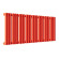 Стальной трубчатый радиатор отопления Empatiko Takt S1-952-300 Scarlet Red