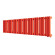 Стальной трубчатый радиатор отопления Empatiko Takt R1-1072-200 Scarlet Red