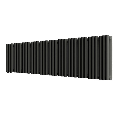 Стальной трубчатый радиатор отопления Empatiko Takt LR2-1312-200 Coal Black