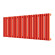 Стальной трубчатый радиатор отопления Empatiko Takt S1-1072-300 Scarlet Red