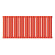 Стальной трубчатый радиатор отопления Empatiko Takt S1-1072-300 Scarlet Red