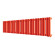 Стальной трубчатый радиатор отопления Empatiko Takt R1-1192-200 Scarlet Red