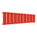 Стальной трубчатый радиатор отопления Empatiko Takt R1-1192-200 Scarlet Red