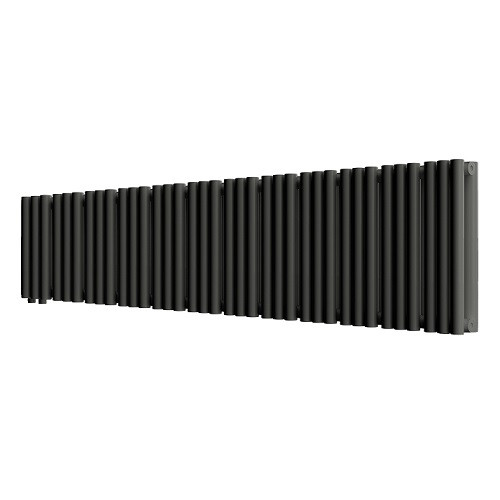 Стальной трубчатый радиатор отопления Empatiko Takt LR2-1432-200 Coal Black